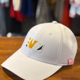 Casquette baseball avec logo brodé Qomel - Blanc - SUN VALLEY FEMME
