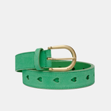 Ceinture cœur découpée - Vert - FABIENNE CHAPOT