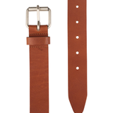 Ceinture en cuir à boucle - Cognac - PETROL INDUSTRIES