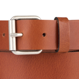 Ceinture en cuir à boucle - Cognac - PETROL INDUSTRIES