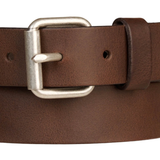 Ceinture en cuir à boucle - Marron - PETROL INDUSTRIES