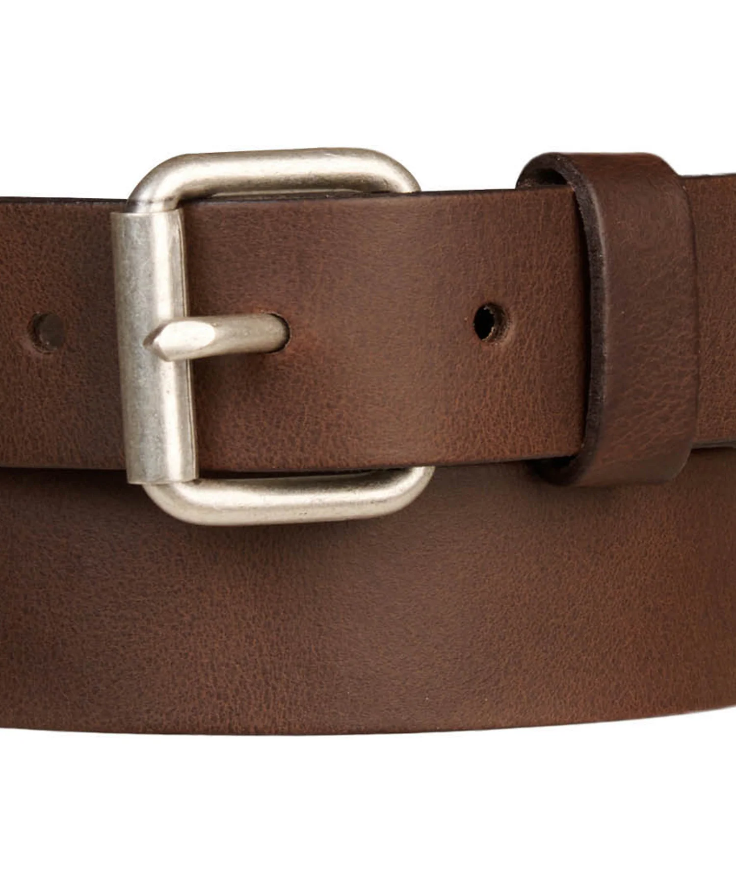 Ceinture en cuir à boucle - Marron - PETROL INDUSTRIES