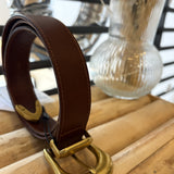 Ceinture en cuir Aila - Choco - Suncoo