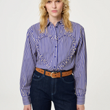 Ceinture en cuir Cœur découpée - Caramel - FABIENNE CHAPOT