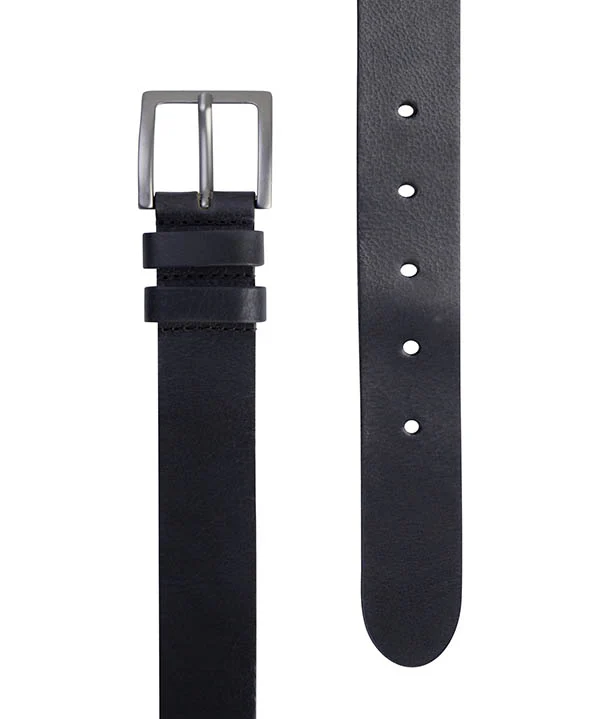 Ceinture en cuir - Noire - PETROL INDUSTRIES