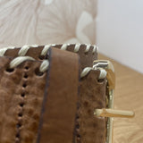 Ceinture en cuir Vistilia - Bistre - VILA