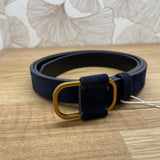 Ceinture en daim Pissaro - Marine - GRACE & MILA