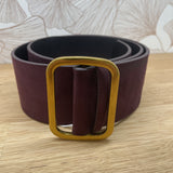 Ceinture en suédine Nelsie - Prune - GRACE & MILA