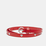 Ceinture fine Bold Love - Rouge - FABIENNE CHAPOT