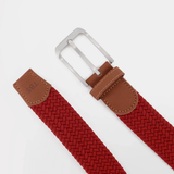 Ceinture tressée homme Gobelt - Lave - TBS HOMME