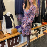 Robe courte fluide imprimé cachemire Celyne - - SUNCOO