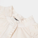 Chemise femme brodée manches 3/4 Fadiacha - Arctique - TBS Femme