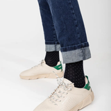 Chaussettes Garysock mi-mollets homme - Marine à pois - TBS HOMME