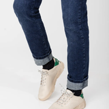 Chaussettes Garysock mi-mollets homme - Marine à pois - TBS HOMME