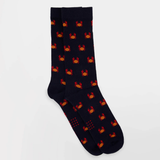 Chaussettes Garysock mi-mollets homme - Marine crabe - TBS HOMME