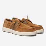 Chaussure bateau en cuir homme Geoboat - Caramel - TBS HOMME