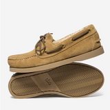 Chaussure bateau PHERINA TBS cognac avec semelle extérieure en caoutchouc