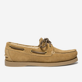 Chaussure bateau fourrée PHERINA TBS cognac vue de profil