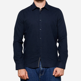 Chemise à manches longues Apiaca - Marine foncé - SUN VALLEY HOMME