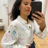 Chemise imprimée arty signatures – Birch – VILA