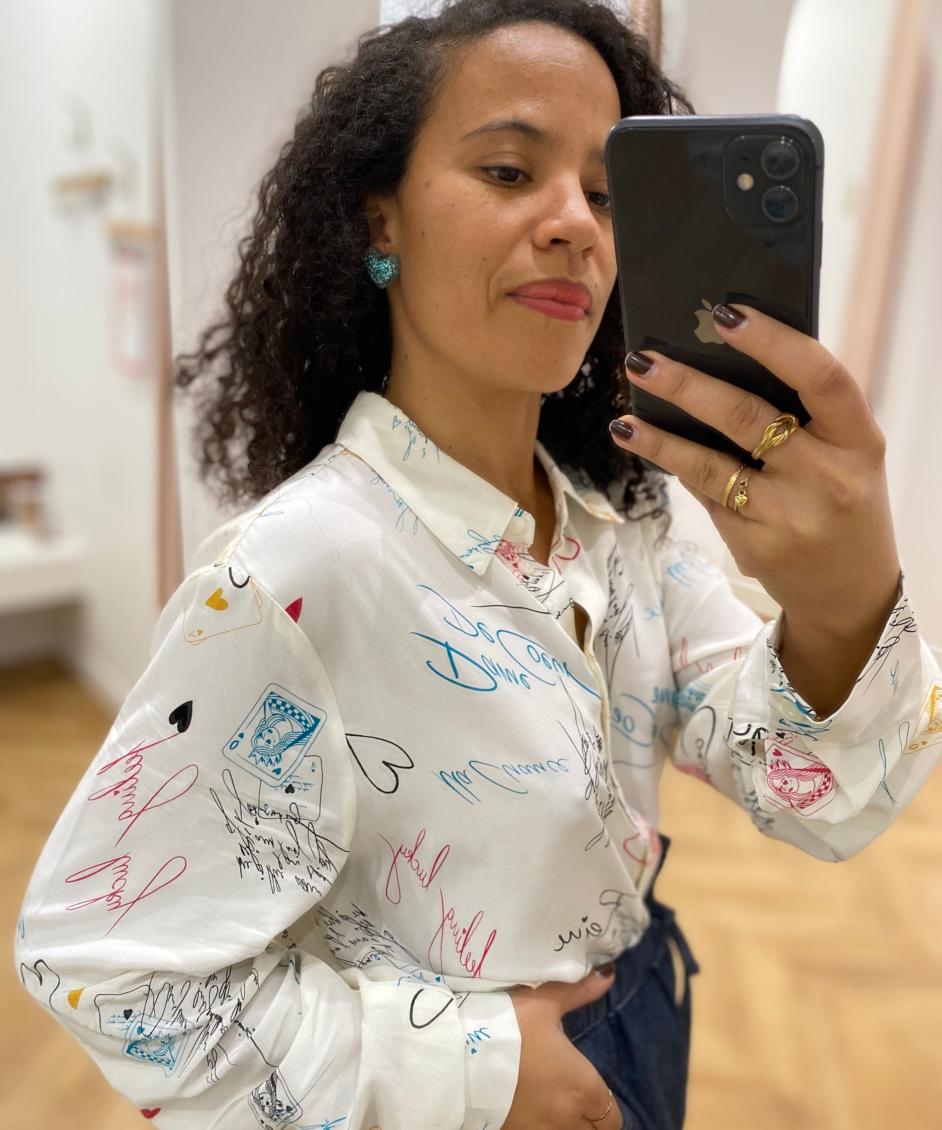 Chemise imprimée arty signatures – Birch – VILA