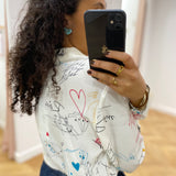Chemise imprimée arty signatures – Birch – VILA