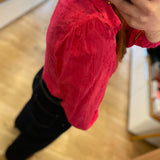 Chemise broderie anglaise - Magenta - I.Code
