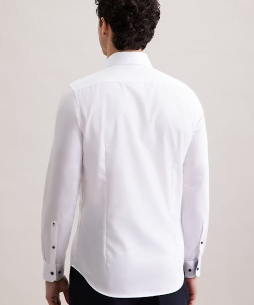 Chemise business ajustée homme Classics - Blanche - SEIDENSTICKER