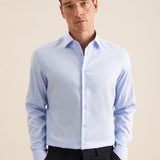Chemise Business cintrée - Bleu clair - SEIDENSTICKER