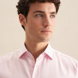 Chemise Business en sergé - Rose - SEIDENSTICKER