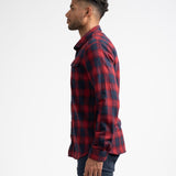 Chemise à carreaux Abee - Rouge sombre - Sun Valley homme