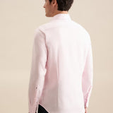 Chemise d'affaires imprimé slim - Rose - SEIDENSTICKER