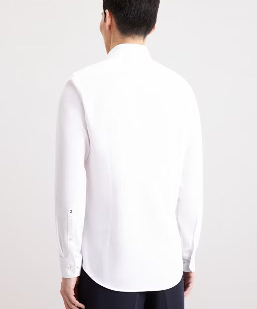 Chemise d'affaires slim unie pour homme - Blanche - SEIDENSTICKER