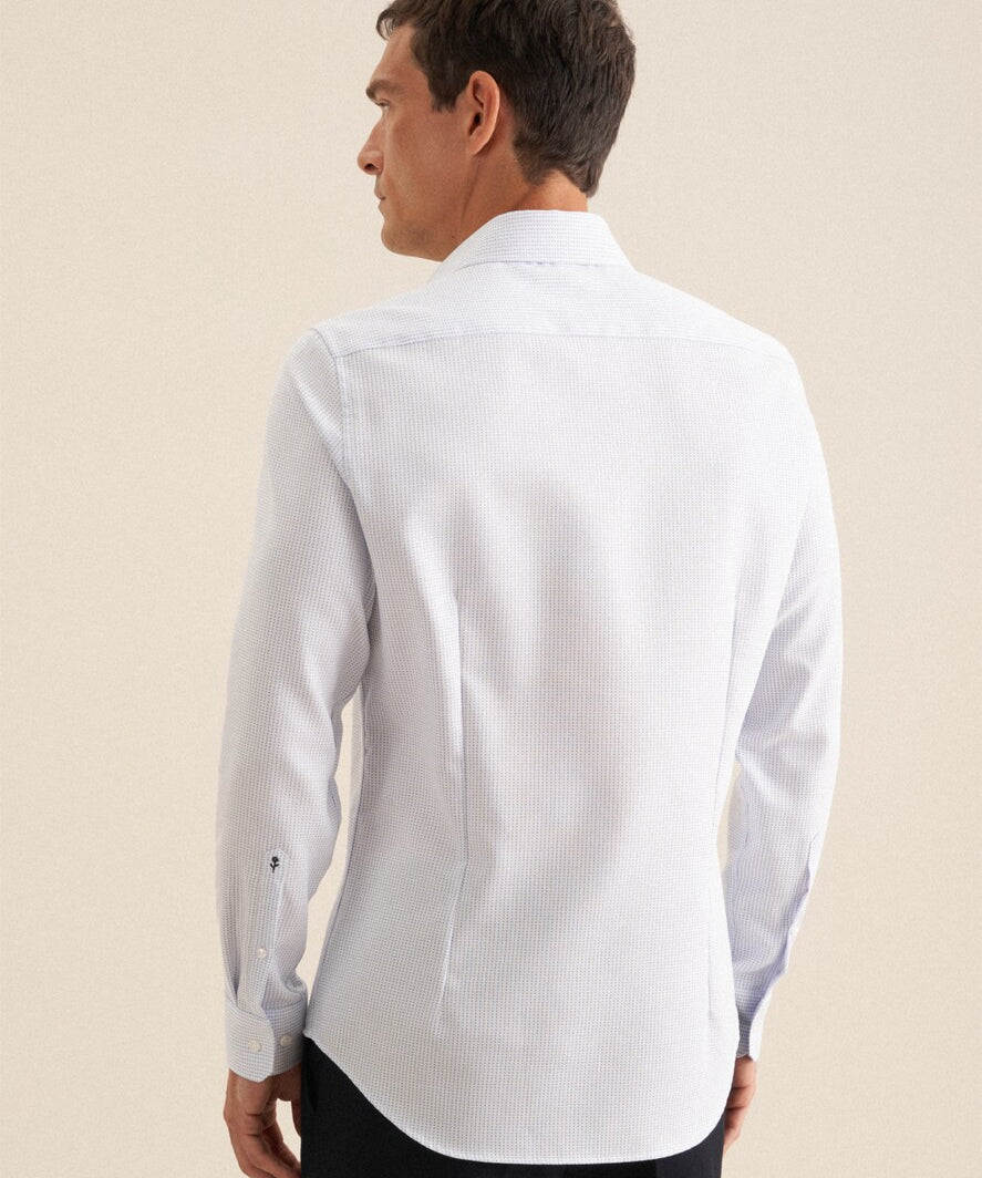 Chemise droite Business - Bleu clair - SEIDENSTICKER