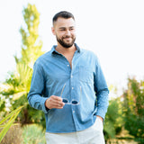 Chemise en jean Waterless - Indigo - IKKS Men