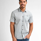 Chemise homme imprimée Starview - Bleu pâle - PETROL INDUSTRIES