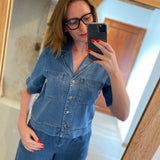 Blouse légère en denim Laban - Jeans - Suncoo