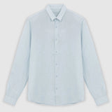 Chemise slim en lin homme - Ciel - IKKS Men
