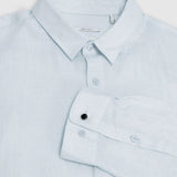 Chemise slim en lin homme - Ciel - IKKS Men