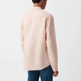 Chemise slim en lin - Rose - IKKS Men