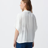 Chemise loose froissée - Ivoire - IKKS WOMEN