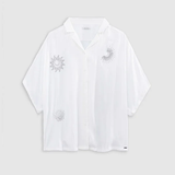 Chemise loose froissée - Ivoire - IKKS WOMEN