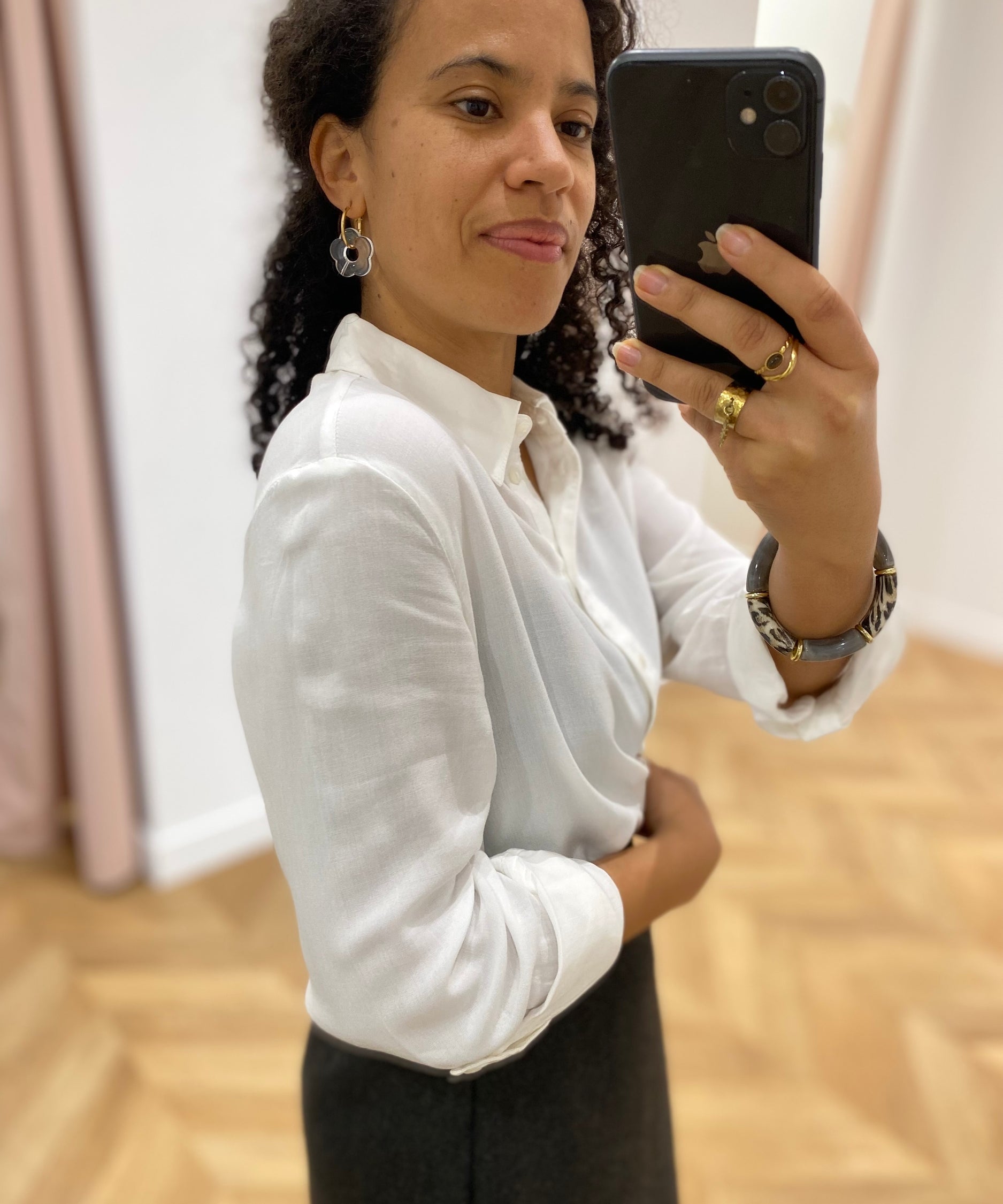 Chemise manches longues Virosa - Cloud Dancer - VILA