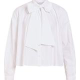 Chemise à nœud VIBOWA VILA Snow White – vue de face
