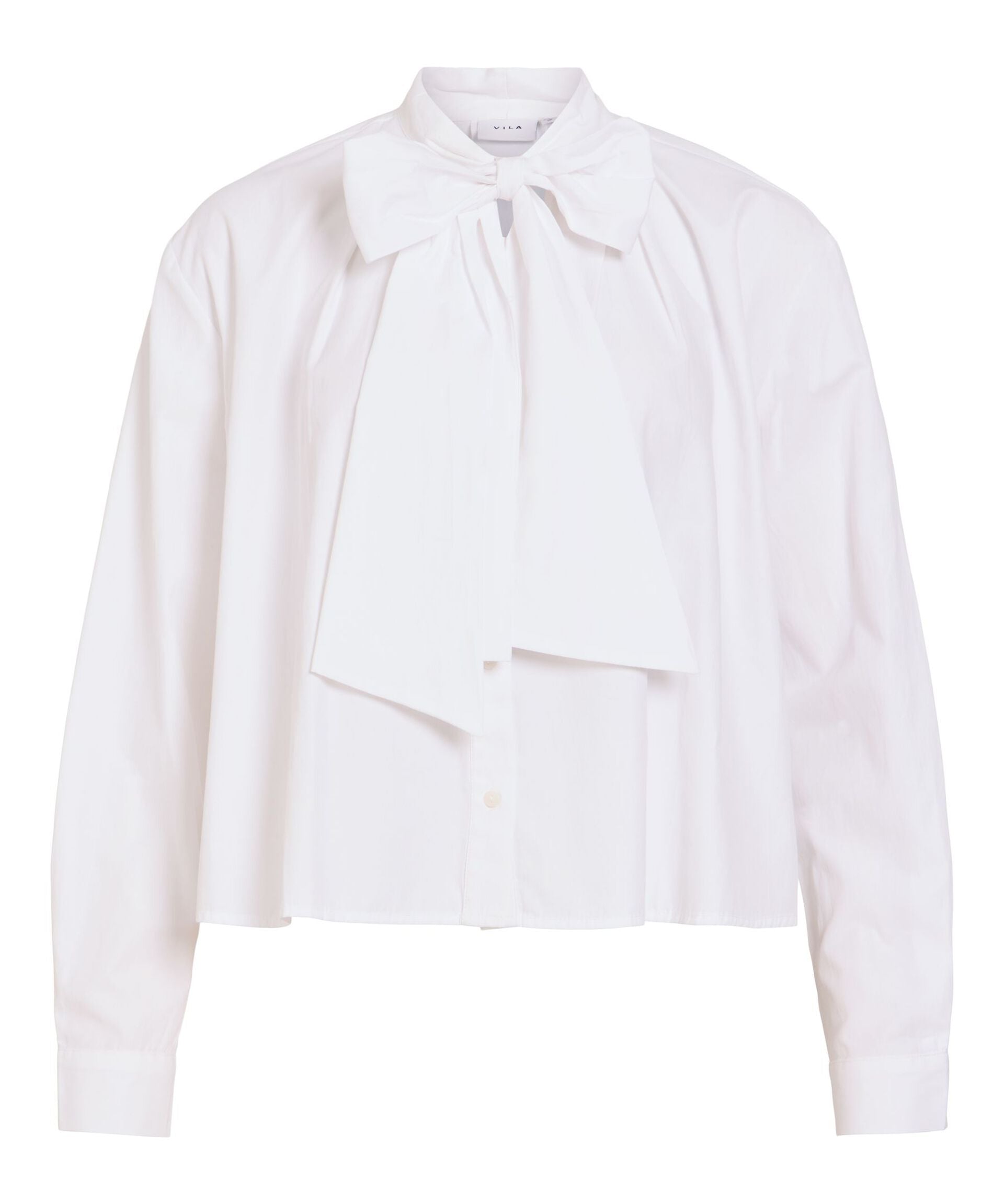Chemise à nœud VIBOWA VILA Snow White – vue de face