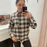 Chemise Objpetra - Seal brown - OBJECT