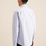 Chemise rayée homme casual Oxford - Bleu clair - SEIDENSTICKER