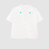 Chemise Palmiers - Blanc - I.Code