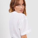 Chemise Palmiers - Blanc - I.Code