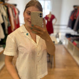 Chemise Palmiers - Blanc - I.Code